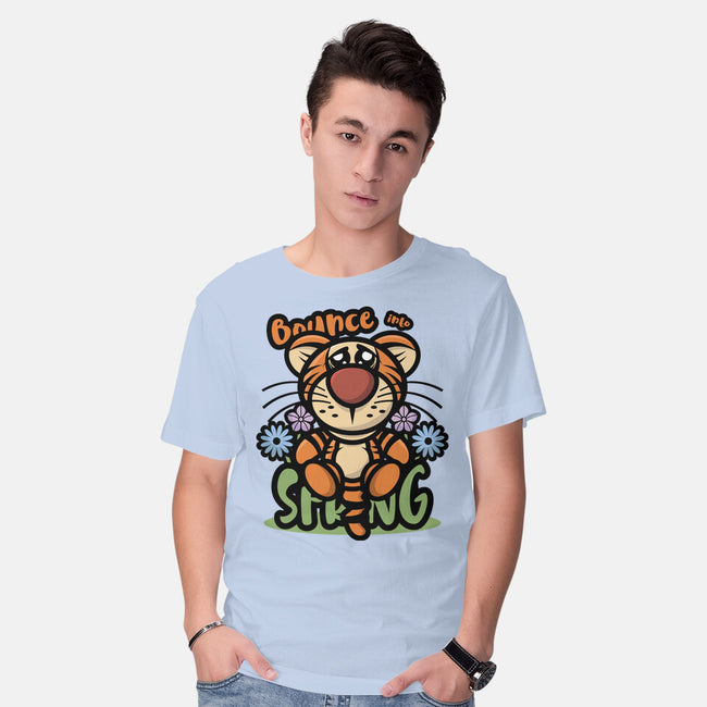 Bounce Into Spring-Mens-Basic-Tee-jrberger
