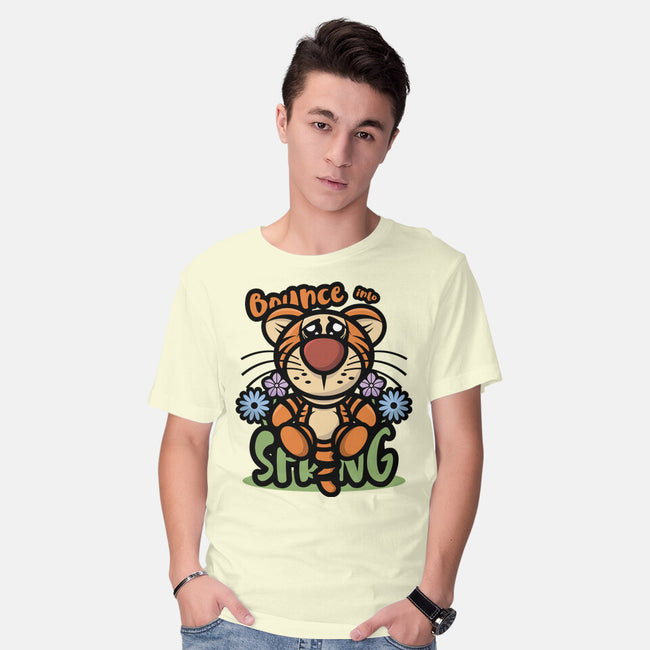 Bounce Into Spring-Mens-Basic-Tee-jrberger