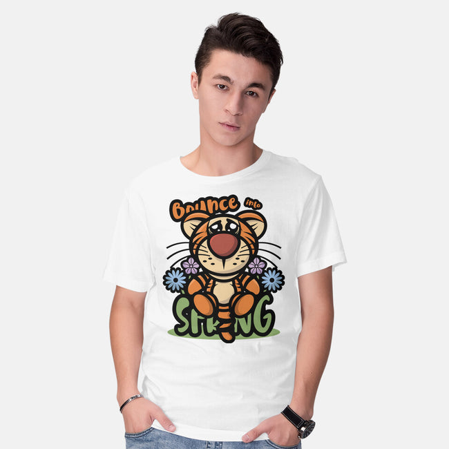Bounce Into Spring-Mens-Basic-Tee-jrberger