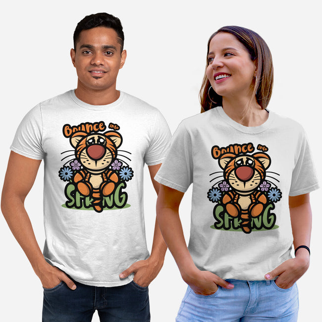 Bounce Into Spring-Unisex-Basic-Tee-jrberger