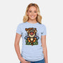 Bounce Into Spring-Womens-Fitted-Tee-jrberger