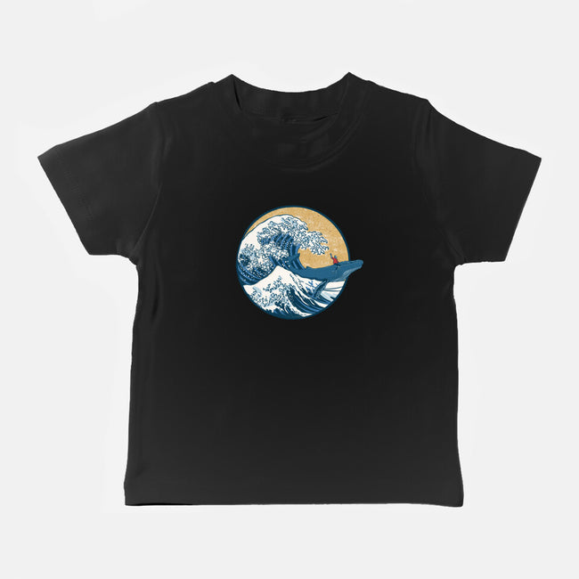Great Wave Great Beast-Baby-Basic-Tee-SeamusAran