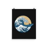 Great Wave Great Beast-None-Matte-Poster-SeamusAran