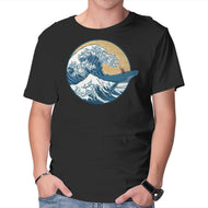 Great Wave Great Beast-Mens-Basic-Tee-SeamusAran