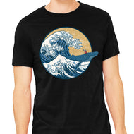 Great Wave Great Beast-Mens-Heavyweight-Tee-SeamusAran