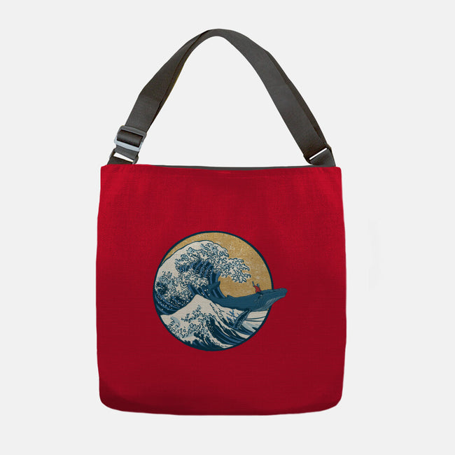 Great Wave Great Beast-None-Adjustable Tote-Bag-SeamusAran