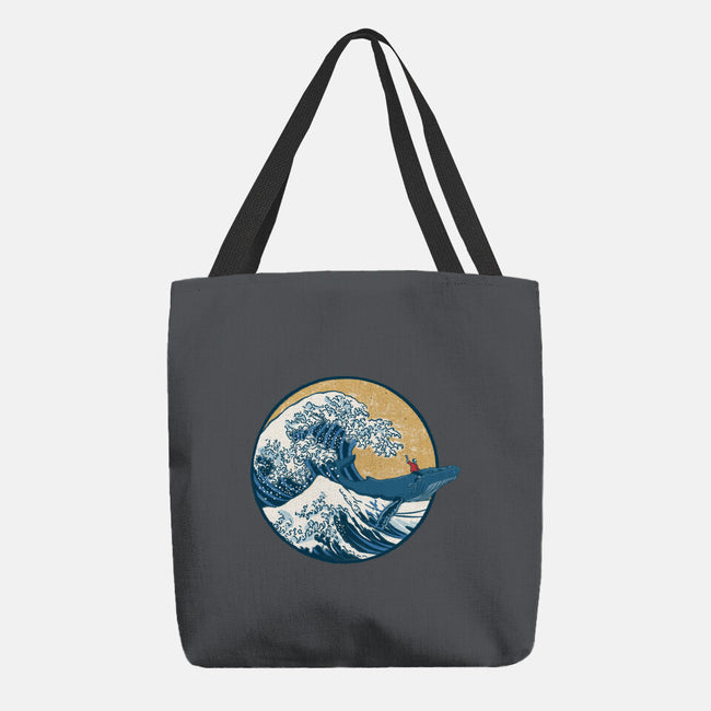 Great Wave Great Beast-None-Basic Tote-Bag-SeamusAran