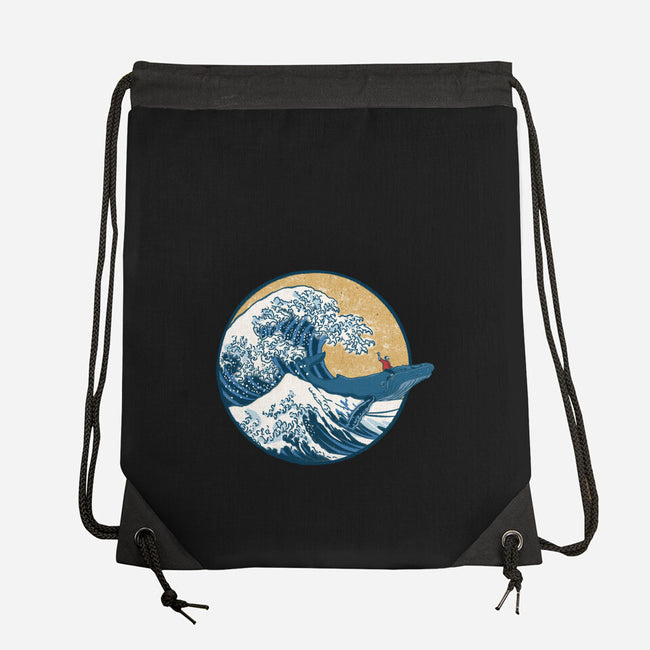 Great Wave Great Beast-None-Drawstring-Bag-SeamusAran