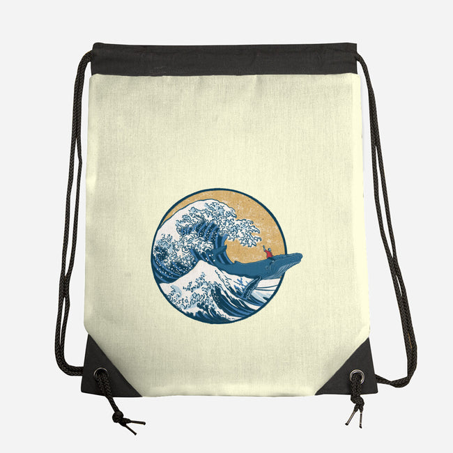 Great Wave Great Beast-None-Drawstring-Bag-SeamusAran