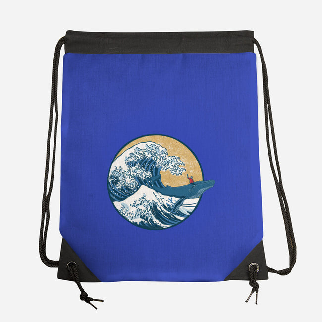 Great Wave Great Beast-None-Drawstring-Bag-SeamusAran