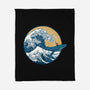 Great Wave Great Beast-None-Fleece-Blanket-SeamusAran