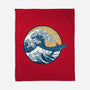 Great Wave Great Beast-None-Fleece-Blanket-SeamusAran