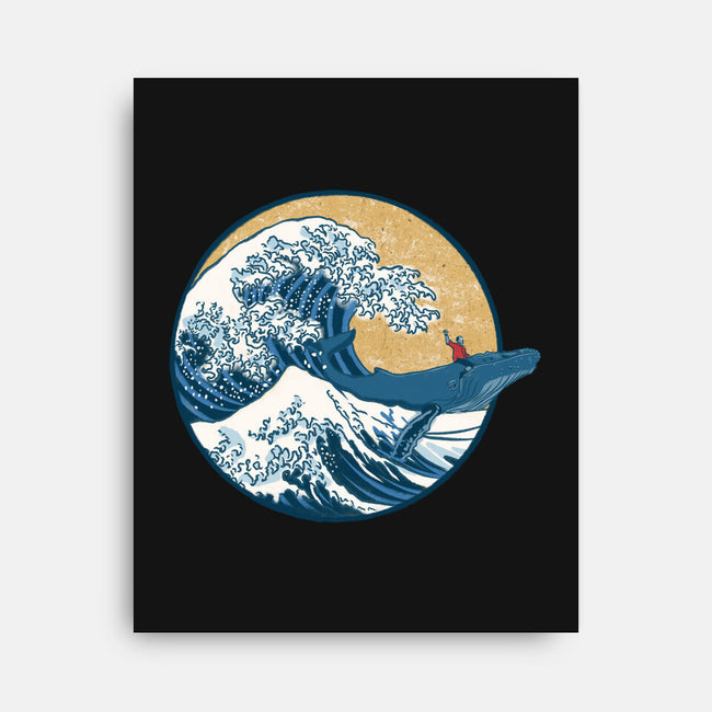 Great Wave Great Beast-None-Stretched-Canvas-SeamusAran