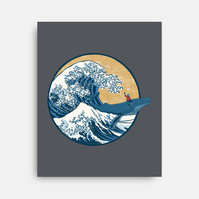 Great Wave Great Beast-None-Stretched-Canvas-SeamusAran