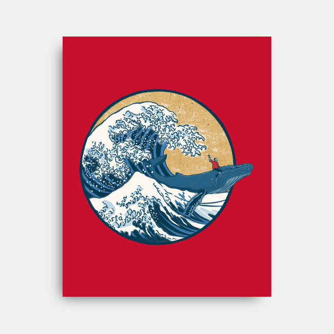 Great Wave Great Beast-None-Stretched-Canvas-SeamusAran