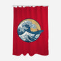 Great Wave Great Beast-None-Polyester-Shower Curtain-SeamusAran