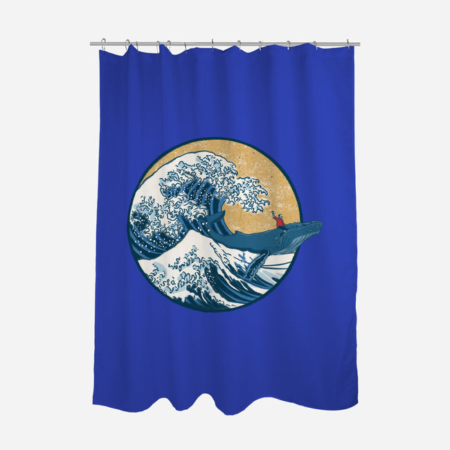 Great Wave Great Beast-None-Polyester-Shower Curtain-SeamusAran