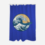 Great Wave Great Beast-None-Polyester-Shower Curtain-SeamusAran