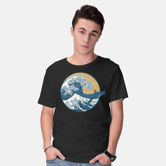 Great Wave Great Beast-Mens-Basic-Tee-SeamusAran
