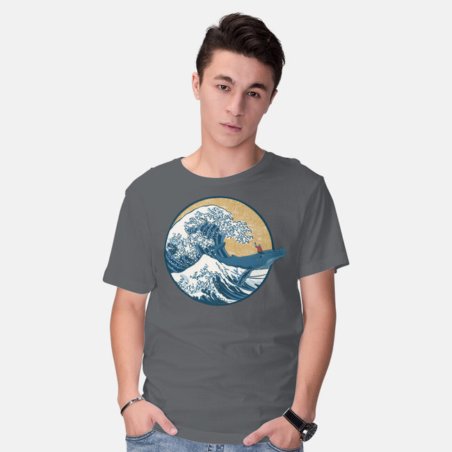 Great Wave Great Beast-Mens-Basic-Tee-SeamusAran
