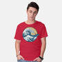 Great Wave Great Beast-Mens-Basic-Tee-SeamusAran