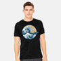 Great Wave Great Beast-Mens-Heavyweight-Tee-SeamusAran