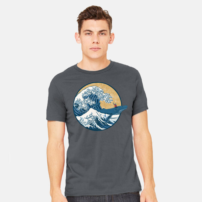 Great Wave Great Beast-Mens-Heavyweight-Tee-SeamusAran