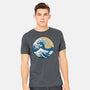Great Wave Great Beast-Mens-Heavyweight-Tee-SeamusAran
