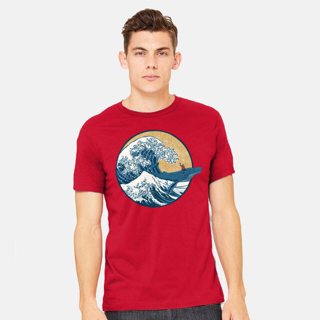 Great Wave Great Beast-Mens-Heavyweight-Tee-SeamusAran