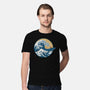 Great Wave Great Beast-Mens-Premium-Tee-SeamusAran