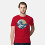 Great Wave Great Beast-Mens-Premium-Tee-SeamusAran