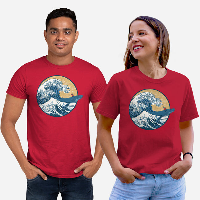 Great Wave Great Beast-Unisex-Basic-Tee-SeamusAran