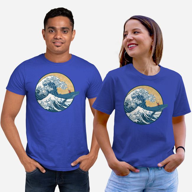 Great Wave Great Beast-Unisex-Basic-Tee-SeamusAran