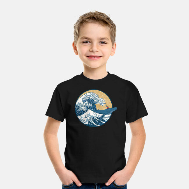 Great Wave Great Beast-Youth-Basic-Tee-SeamusAran