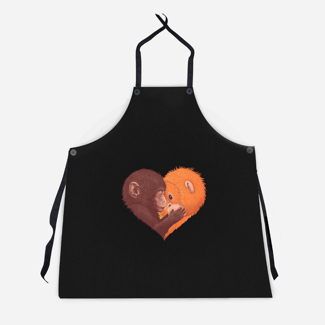 Punch Needs Cuddles-Unisex-Kitchen-Apron-zybbhorn