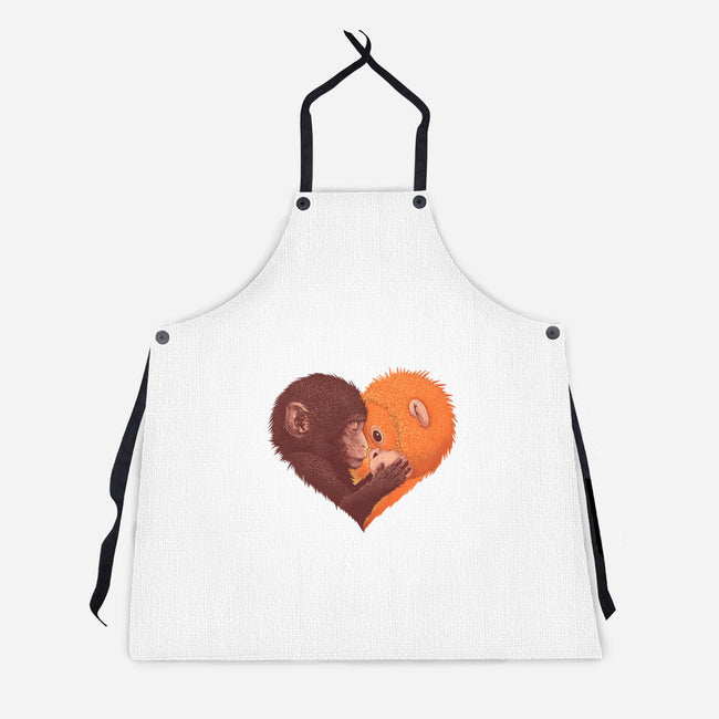 Punch Needs Cuddles-Unisex-Kitchen-Apron-zybbhorn