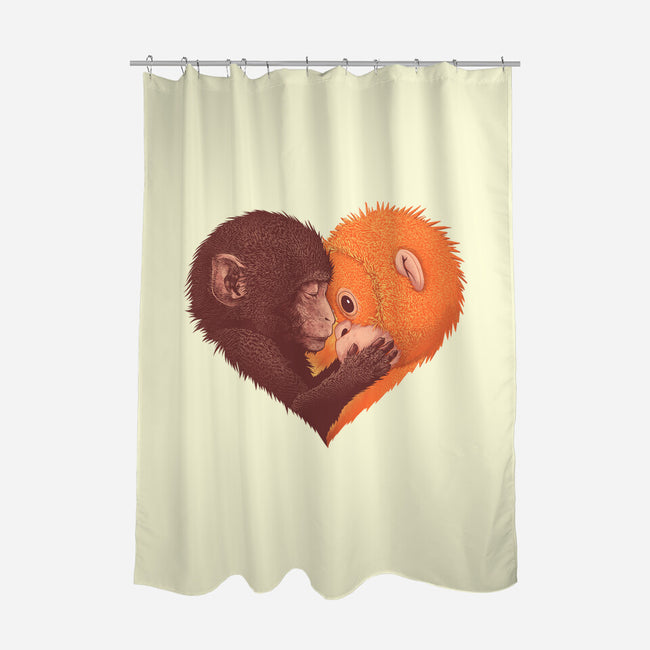 Punch Needs Cuddles-None-Polyester-Shower Curtain-zybbhorn