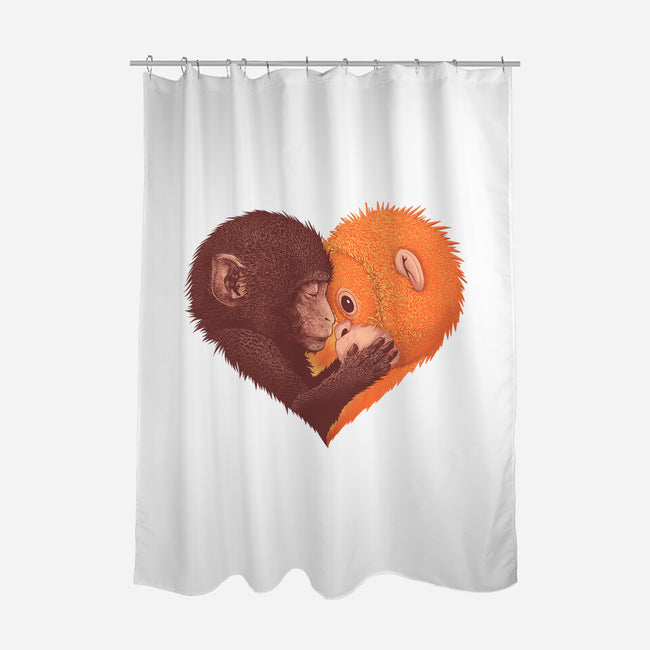 Punch Needs Cuddles-None-Polyester-Shower Curtain-zybbhorn