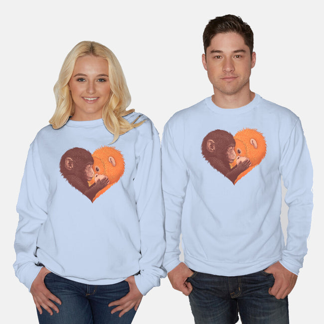 Punch Needs Cuddles-Unisex-Crew Neck-Sweatshirt-zybbhorn