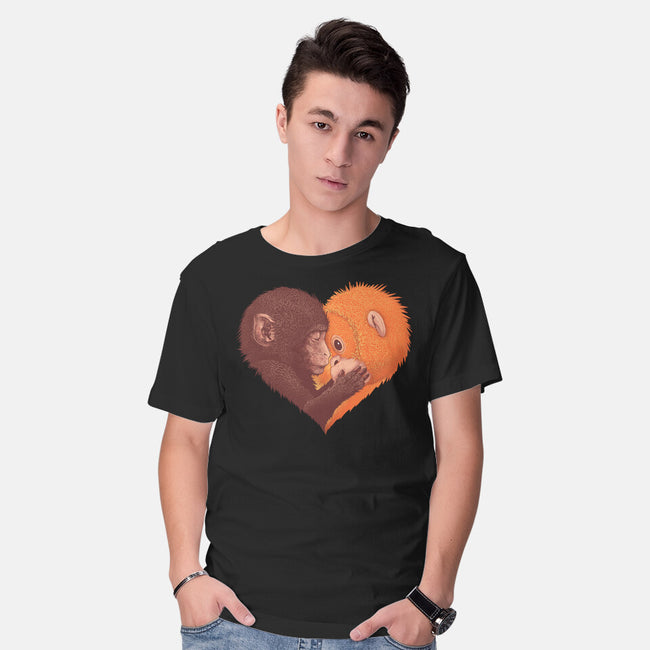Punch Needs Cuddles-Mens-Basic-Tee-zybbhorn