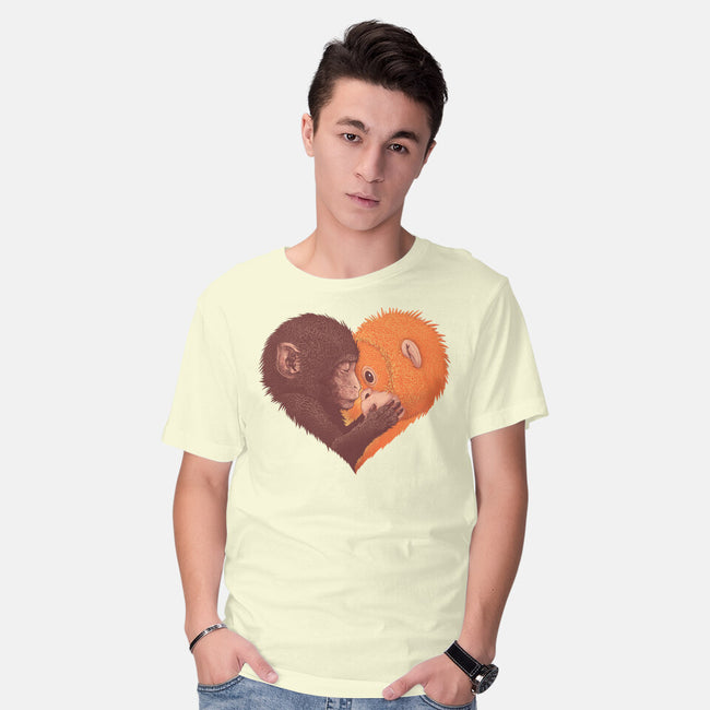 Punch Needs Cuddles-Mens-Basic-Tee-zybbhorn