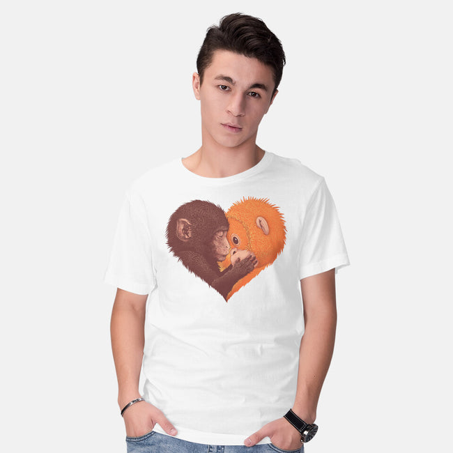 Punch Needs Cuddles-Mens-Basic-Tee-zybbhorn