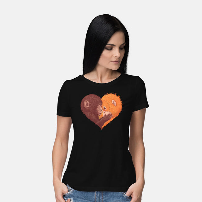 Punch Needs Cuddles-Womens-Basic-Tee-zybbhorn