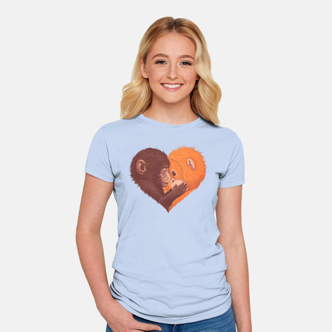Punch Needs Cuddles-Womens-Fitted-Tee-zybbhorn