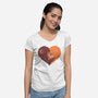 Punch Needs Cuddles-Womens-V-Neck-Tee-zybbhorn