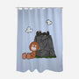 Sleeping Punch Kun-None-Polyester-Shower Curtain-joerawks