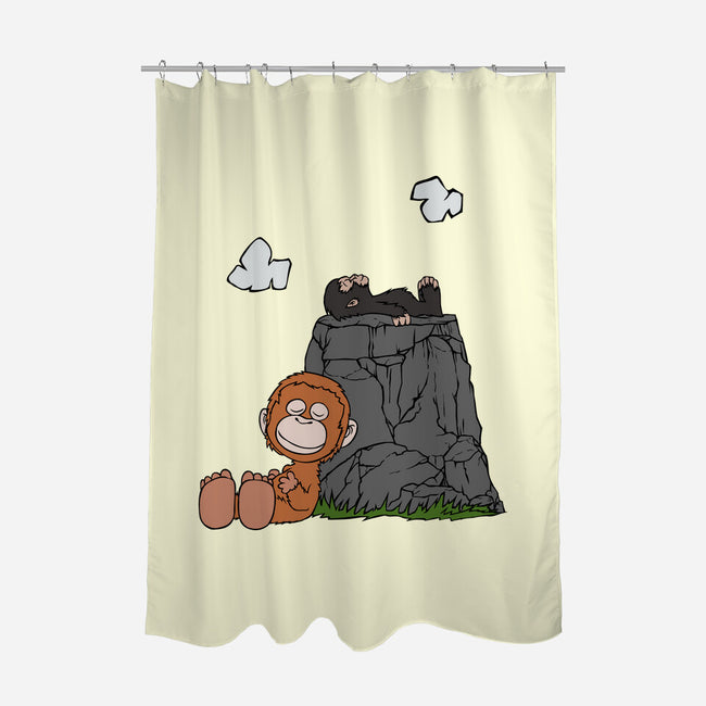 Sleeping Punch Kun-None-Polyester-Shower Curtain-joerawks