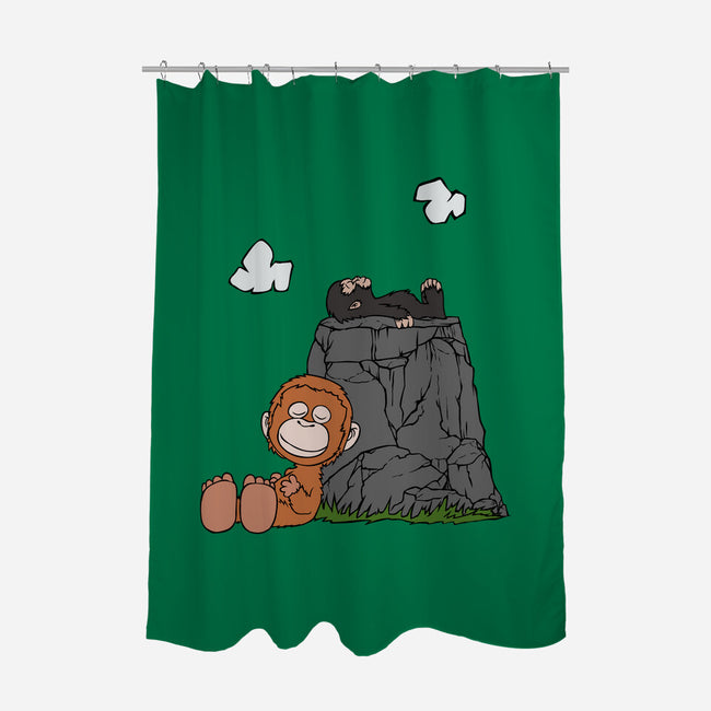 Sleeping Punch Kun-None-Polyester-Shower Curtain-joerawks