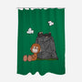 Sleeping Punch Kun-None-Polyester-Shower Curtain-joerawks