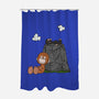 Sleeping Punch Kun-None-Polyester-Shower Curtain-joerawks